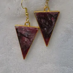 Red, White and Black Earrings
