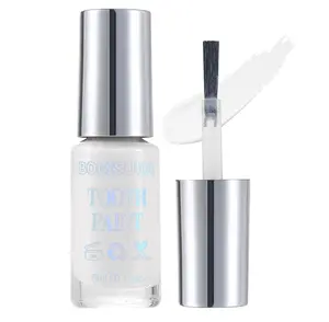 BOBISUKA White Tooth Paint, Instant Bright White Vampiric Tooth Costume - No Streak, Safe, Long Last Tooth Makeup FX Paint, Perfect for Cosplay, Halloween Makeup, Theater, and Special Effects (5 ml)