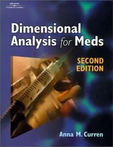USED-Dimensional Analysis for Meds by Anna M. Curren (Paperback)