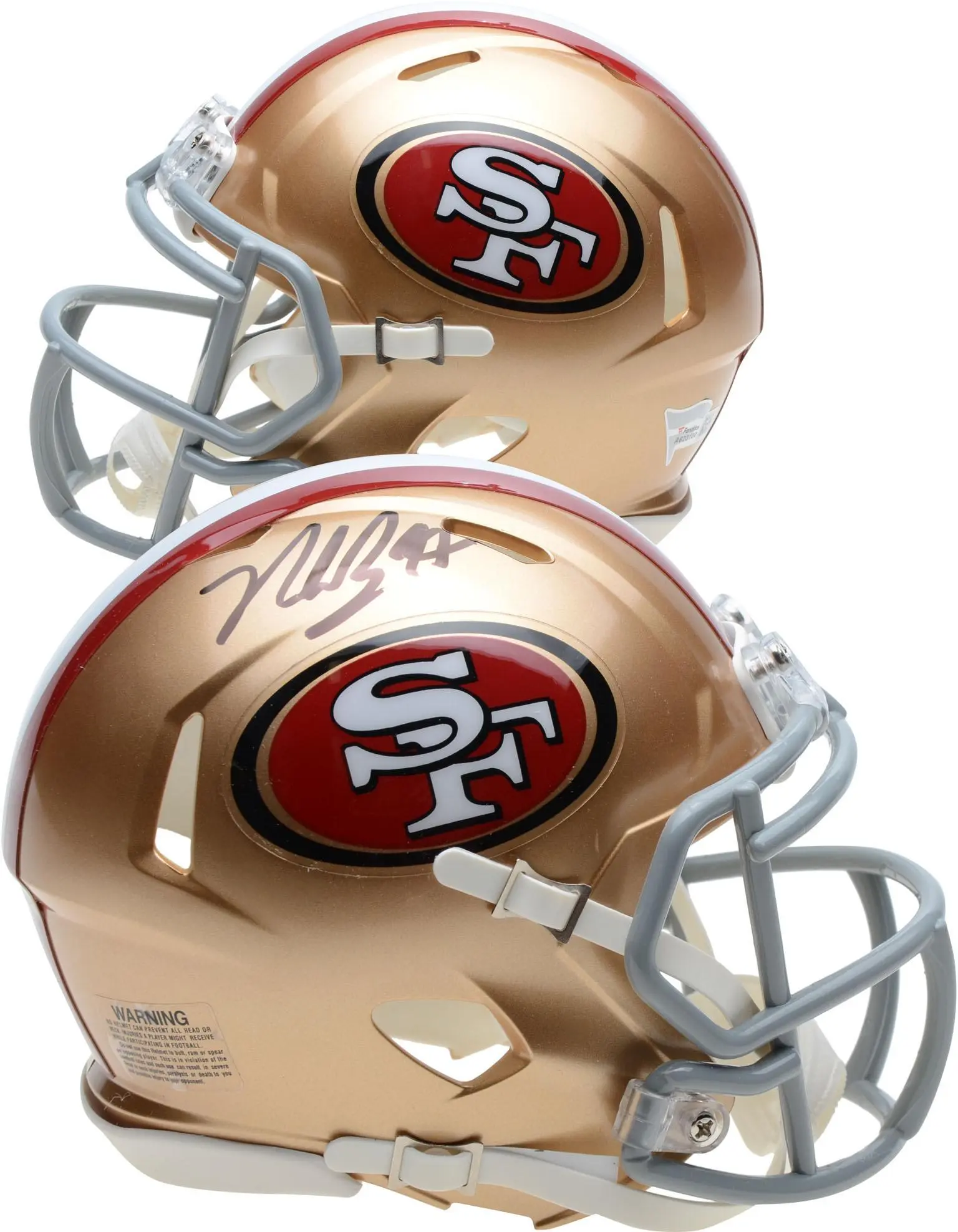 Nick Bosa San Francisco 49ers Autographed Riddell Speed Mini Helmet - Fanatics Authentic Certified