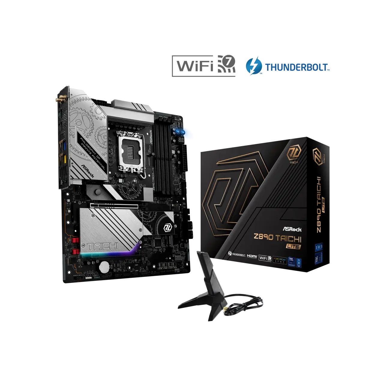 ASRock Z890 Taichi Lite LGA 1851 Intel Z890 SATA 6Gb/s ATX Motherboard