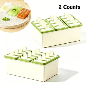 Ice cream molds, food-grade homemade ice lolly molds, ice cream pudding molds, frozen ice cube boxes, and DIY ice cream molds are all suitable for indoor and outdoor use. They are convenient to use and easy to clean. Perfect summer gift.