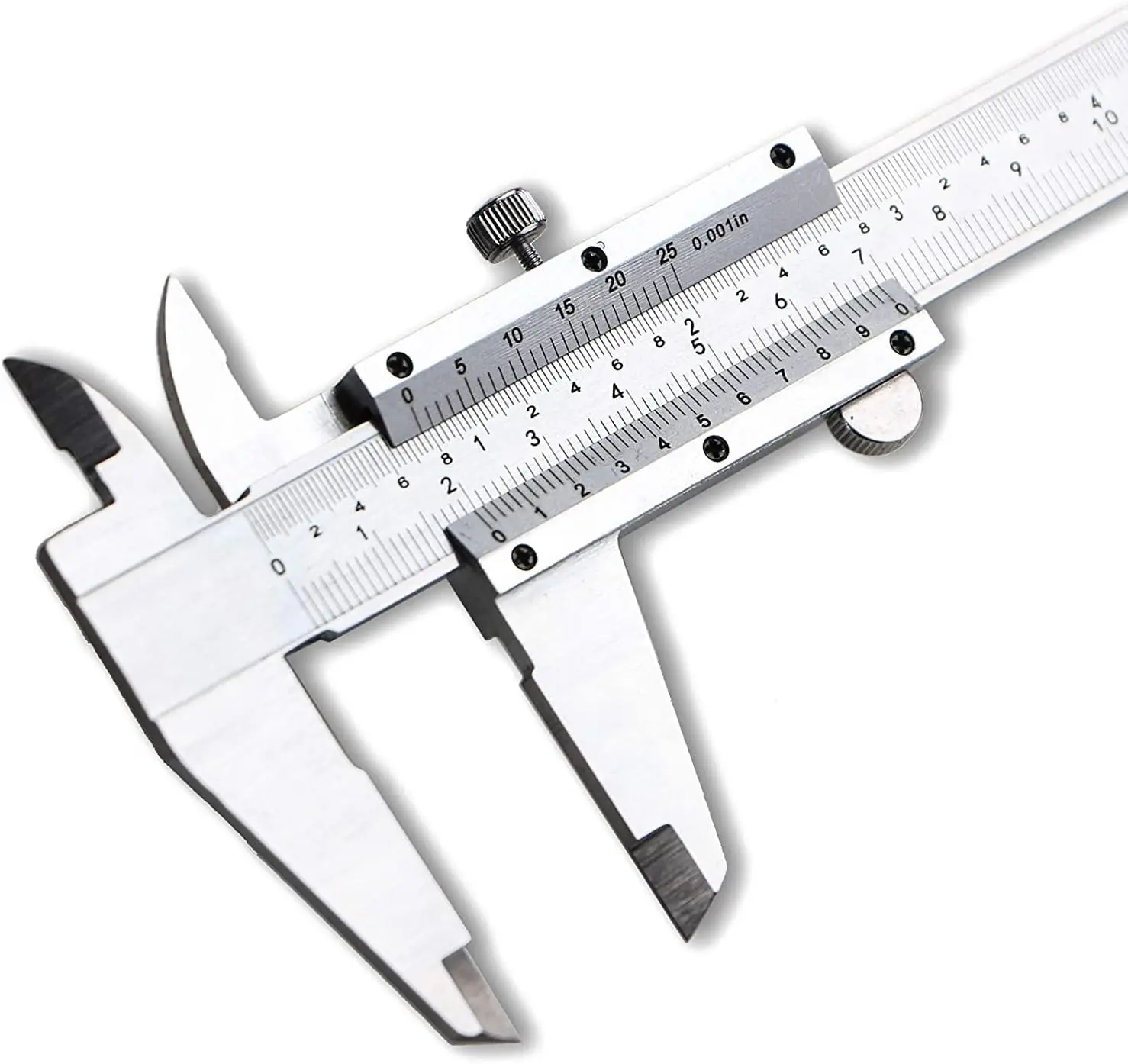 Manual Vernier Caliper Measuring Tool - 6" (0-150mm) Fast & Accurate Inside Callipers, 0.001"/0.02mm Precision Durable Measuring Tool