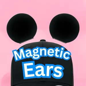 Magnetic Magic Mouse ears for caps snapbacks dad baseball hats caps  for theme parks must have