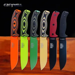Kitchen knife,, outdoor family use, high hardness rust-resistant knife, rust-resistant blade coating, multifunctional, high appearance value, unique design, reinforced fiberglass nylon handle, Kydex sheath, very suitable as a holiday gift, Rustproof
