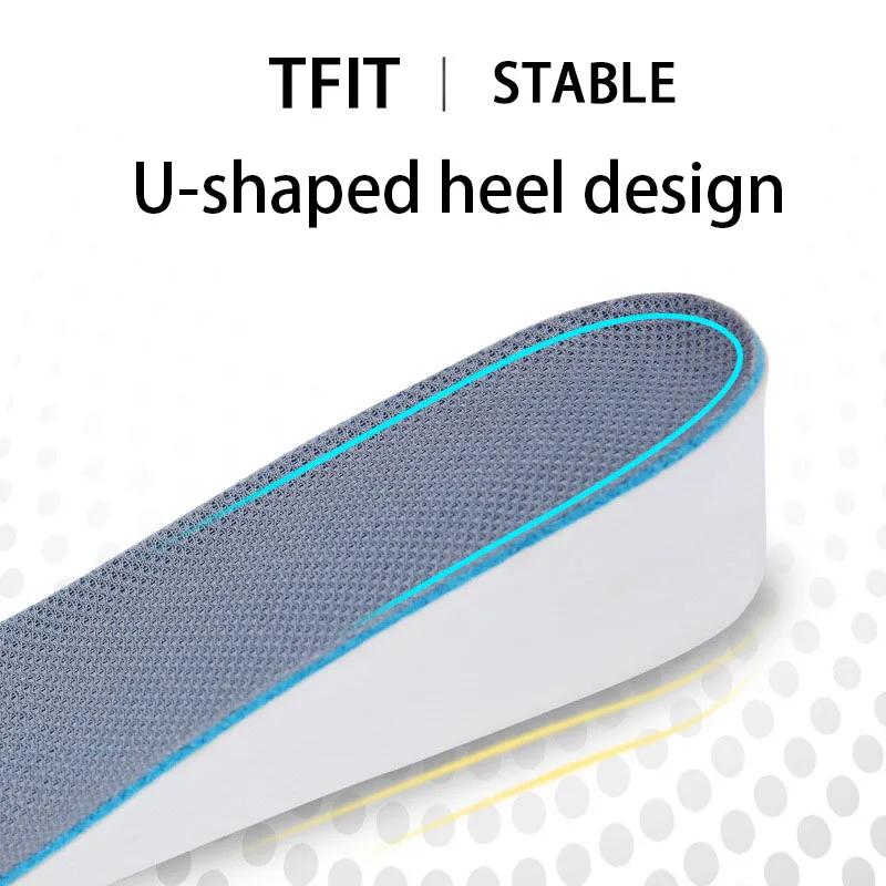 Height Increase Insoles For Men/women 1.5/2.5/3.5 Cm Up Invisible Arch Support Orthopedic Insoles Shock Absorption Eva Material