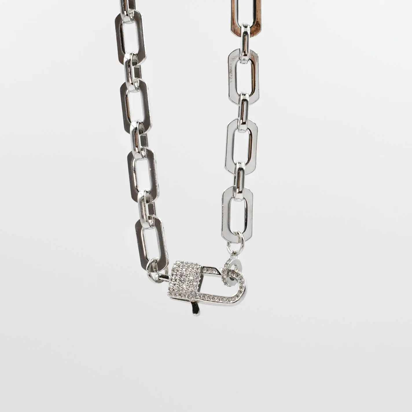 Lock Crystal Silver