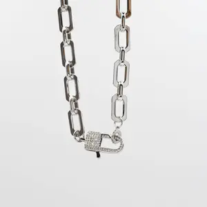 Lock Crystal Silver