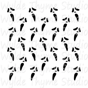 Scream Scatter Stencil