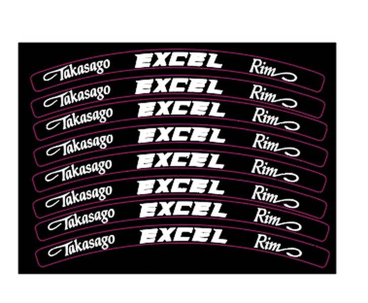 EXCEL Rim Stickers