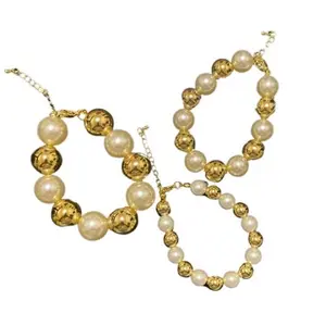 Two Tone Bubble Bracelet - Fashion Jewelry for Women