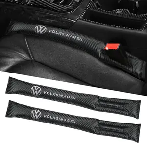 1/2PCS Car Seat Gap Plug Filler Pads Leather Leak -proof Pads Soft Styling Auto Accessories For Volkswagen VW GTI Golf 5 6 7 Mk4 Mk5 Mk6 Polo Passat B5 B6 B7 Scirocco Jetta Tiguan CC Touareg Beetle Rline R Touran Bora Automotive Interior Accessories