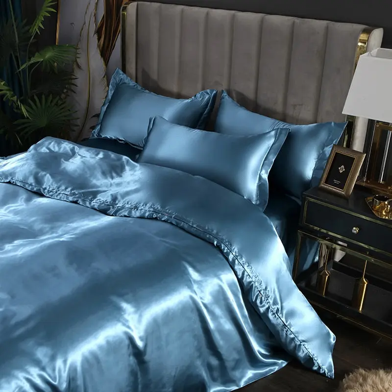Nordic Mulberry Silk Duvet Cover Bet Sheet Set