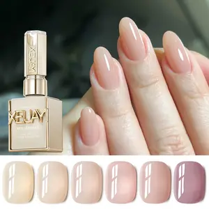 New Autumn/Winter Trendy Ultra-Glossy Sheer Gel Nail Polish,  Available — Versatile Minimalist Solid Color Gel Nail Polish with Sparkling Gloss for DIY Women’s Salon Manicure