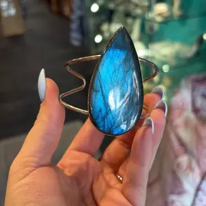 Labradorite Sterling Silver Bracelet