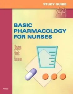 USED-Study Guide for Basic Pharmacology for Nurses by Yvonne N. Stock MS  RN (Paperback)