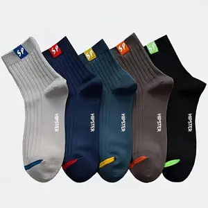 10 pairs of letter graphic sports socks breathable mid tube unisex design ideal for daily wear gym sessions and relaxed weekends
