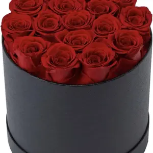 16 Red Forever Roses [Rose, Wedding, Colorful Decoration, Decorative, Flowers] flower bouquet dried flower