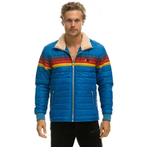 4 STRIPE JACKET  -  SNORKEL BLUE