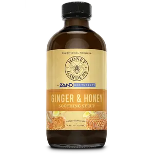 ZAND Ginger and Honey Syrup with Organic Apple Cider Vinegar and Propolis