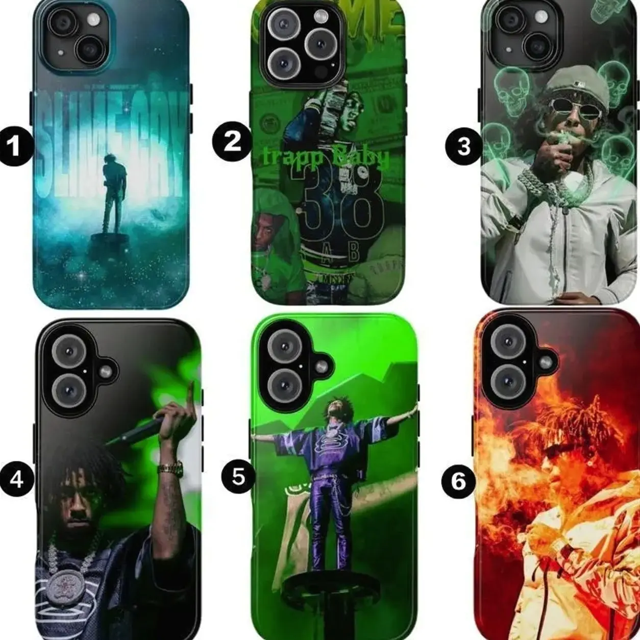 Rapper Y0ungb0y Never Broke Again Masa Tour 2026 Merch Heavy Duty Tough Phone Case, Compatible with iPhone X, 11, 12, 13, 14, 15, 16, 17 & more