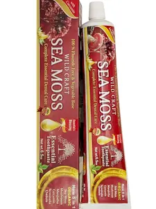 Wild Craft Sea Moss Essential Toothpaste Oral Daily Gentle Cleansing with Sea Moss Ingredient for Natural Oral Health