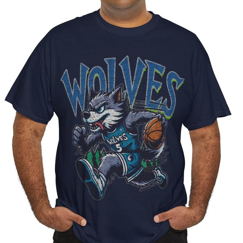 Vintage Minnesota Basketball Timberwolves 90s Style Retro T-shirt ...