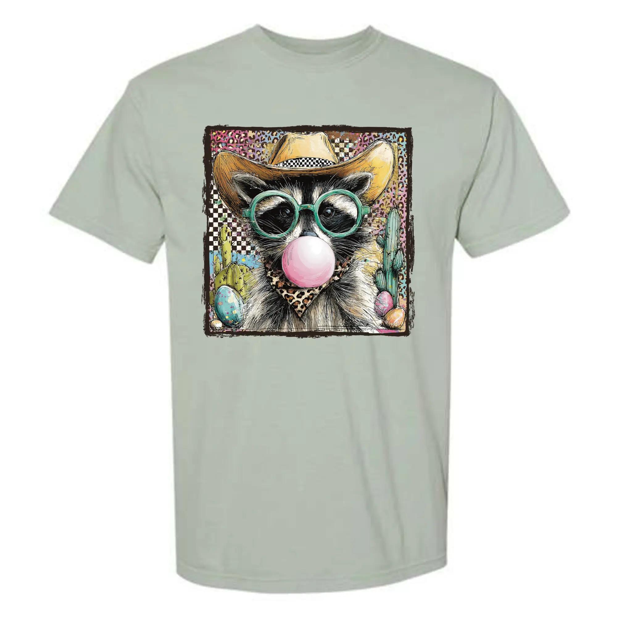 Easter Raccoon Graphic Tshirt