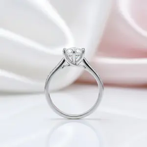 Six Prong Starry Sky Double Row Broken Diamond Option Ring