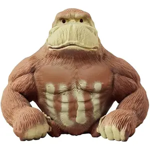 Viral Squishy Stretch Monkey – Hilarious Squeeze Toy with Abs | Super Thick, Slappable, Meme-Worthy Stress Gorilla