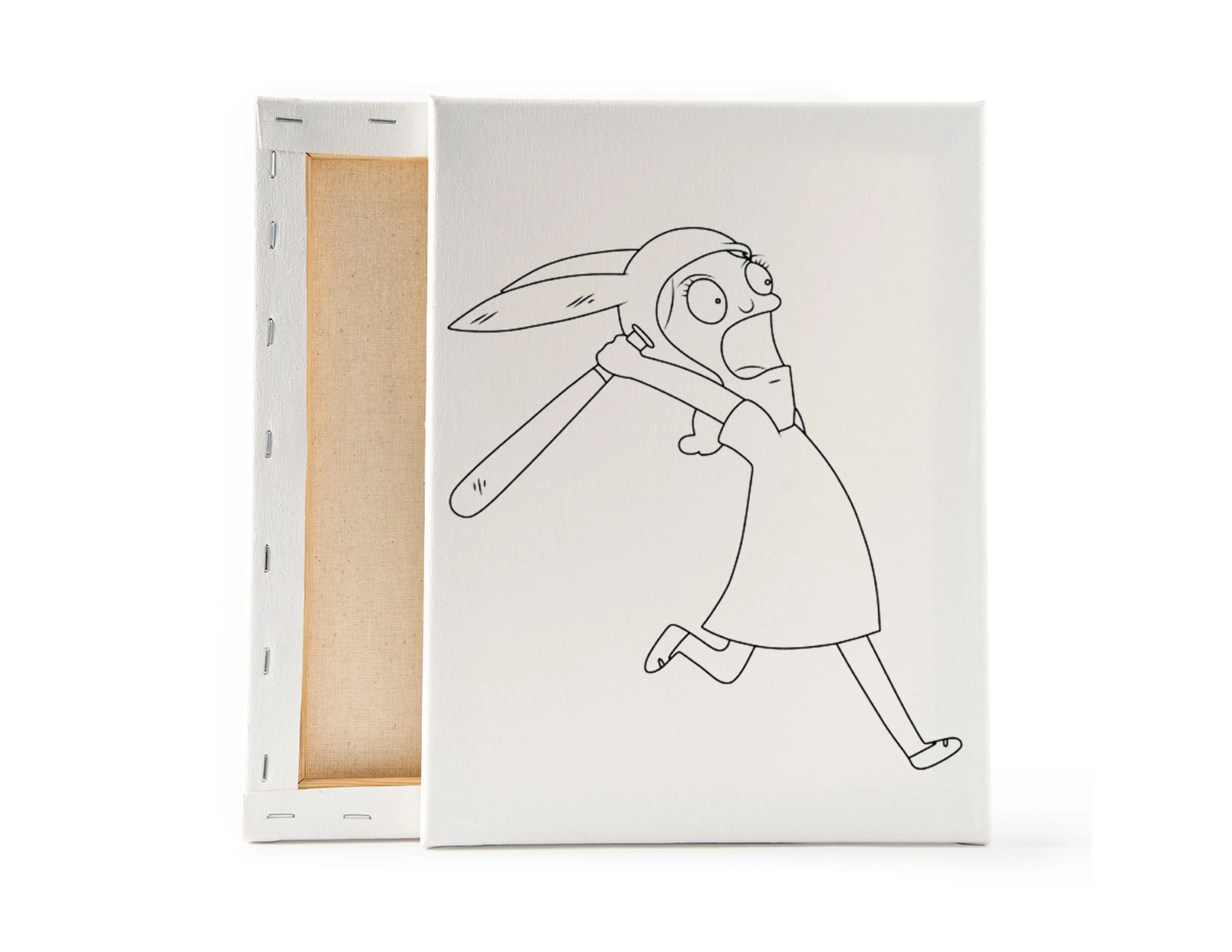 Bob's Burgers Inspired Pre-Sketched Canvas Bob's Burgers Inspired Pre-Sketched Canvas