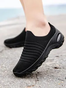Women's Fashionable Slip on Sock Sneakers, Casual Comfortable Breathable Sports Running Shoes, All-match Round Toe Shoes for Daily Wear