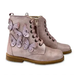 Andanines Pink Butterfly Bootie 212842