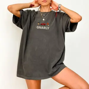 GNARLY Embroidery Shirt, GNARLY Shirt, Katseye Shirt, Gift for Katseye Fan, Gnarly Boba T Shirt, Gnarly Fried Chicken Shirt