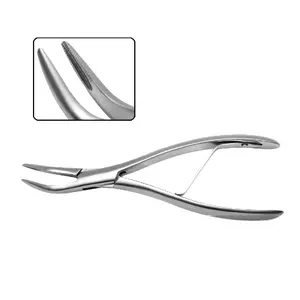 Dr Tail Small Animal Root Tip Forceps 6” – Bent Jaws