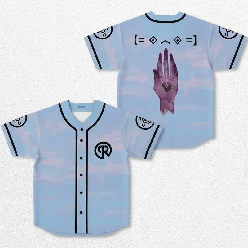 Porter Robinson Worlds Baseball Jersey EDM Music Shirt, EDM Festival Family Gift, Unisex Breathable Men's Jersey, 420 Lover Graphic Shirt, Gift For Baseball Fan EDM Electronics Music
