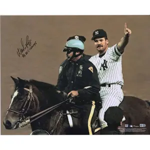 Wade Boggs New York Yankees Autographed 16" x 20" 1996 World Series Celebration Photograph with "96 W.S. Champs" Inscription - Fanatics Authentic Certified - MLB Memorabilia