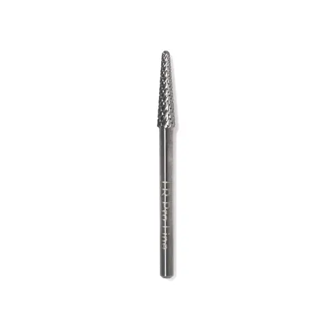 LR PRO LINE Small Tungsten Carbide Cone Bit - Nail Supplies for Acrylic & Gel Care, Slim-Shape Manicure Tool for Adults with Under Nail Cleaning & Precision Work for Smooth Finishes