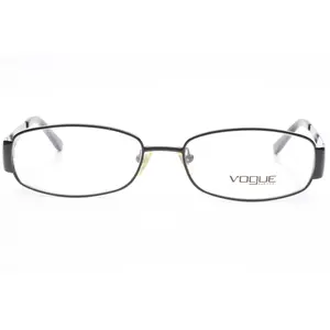 Vogue VO3745-B 352 Black/Silver Chip Style Paint Designer Eyeglasses -Wo