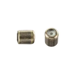4mm x 5mm String-On Clasp Slide Beads with 1mm Silicone Grommet. Sold By The Piece. SOC/1