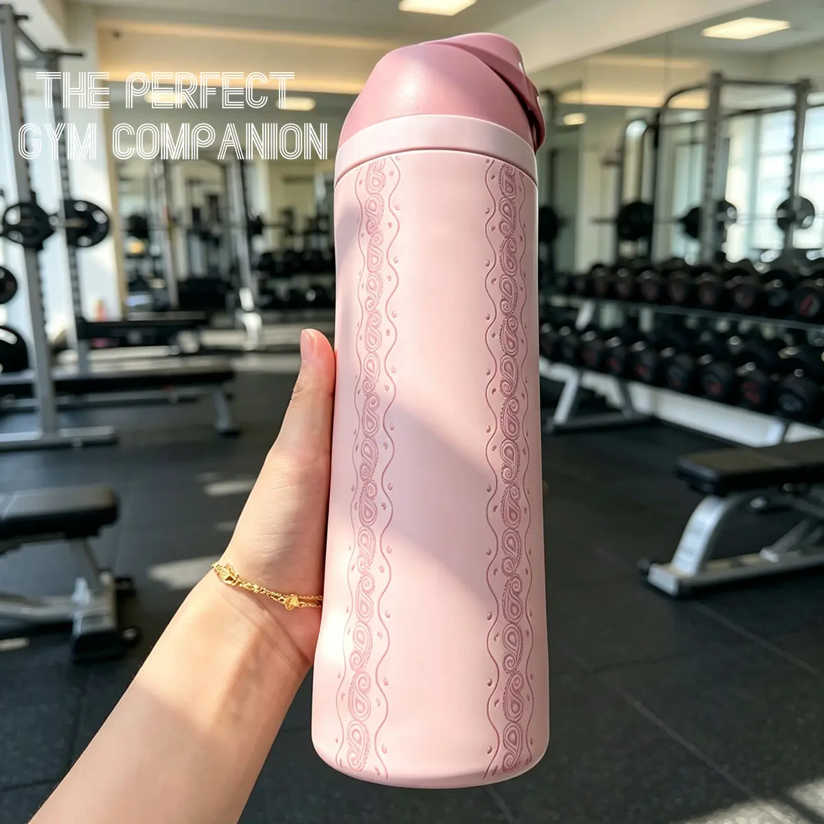 OwI(Painted Canyon/Spur of The Moment) reversible stainless steel Double Drink Sports Bottle with Straw, One hand press open lid with snap - Portable water bottle, double vacuum 100% leak proof -24OZ/710ml bike kettle for outdoor sports, camping,