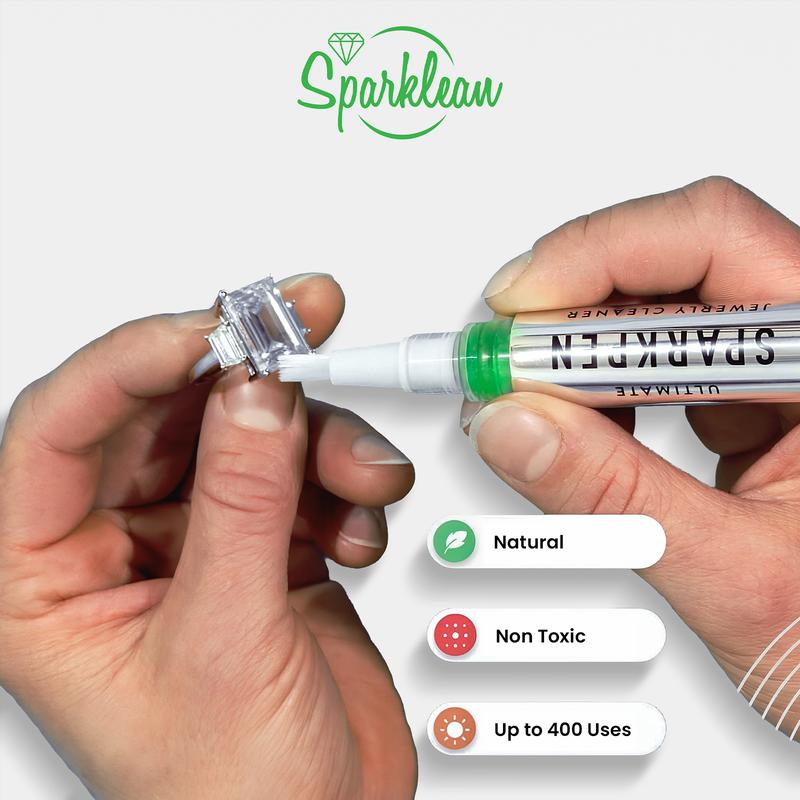 Portable Jewelry Cleaner Pen for Diamonds, Gold & Silver | Sparklean Sparkpen