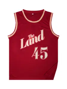 Burgundy Basketball Jersey - Double 45 Embroidery Quick-Dry Breathable Game-Ready Sports Top for Athletic Techwear