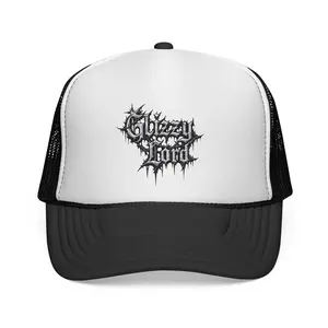 Glory to God Black Metal Logo Trucker Cap | Mesh Back Hat