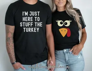 Thanksgiving Couples Shirt Funny Thanksgiving Shirts Matching Thanksgiving Couples Outfit Husband Wife Shirt Thanksgiving Shirt Boyfriend