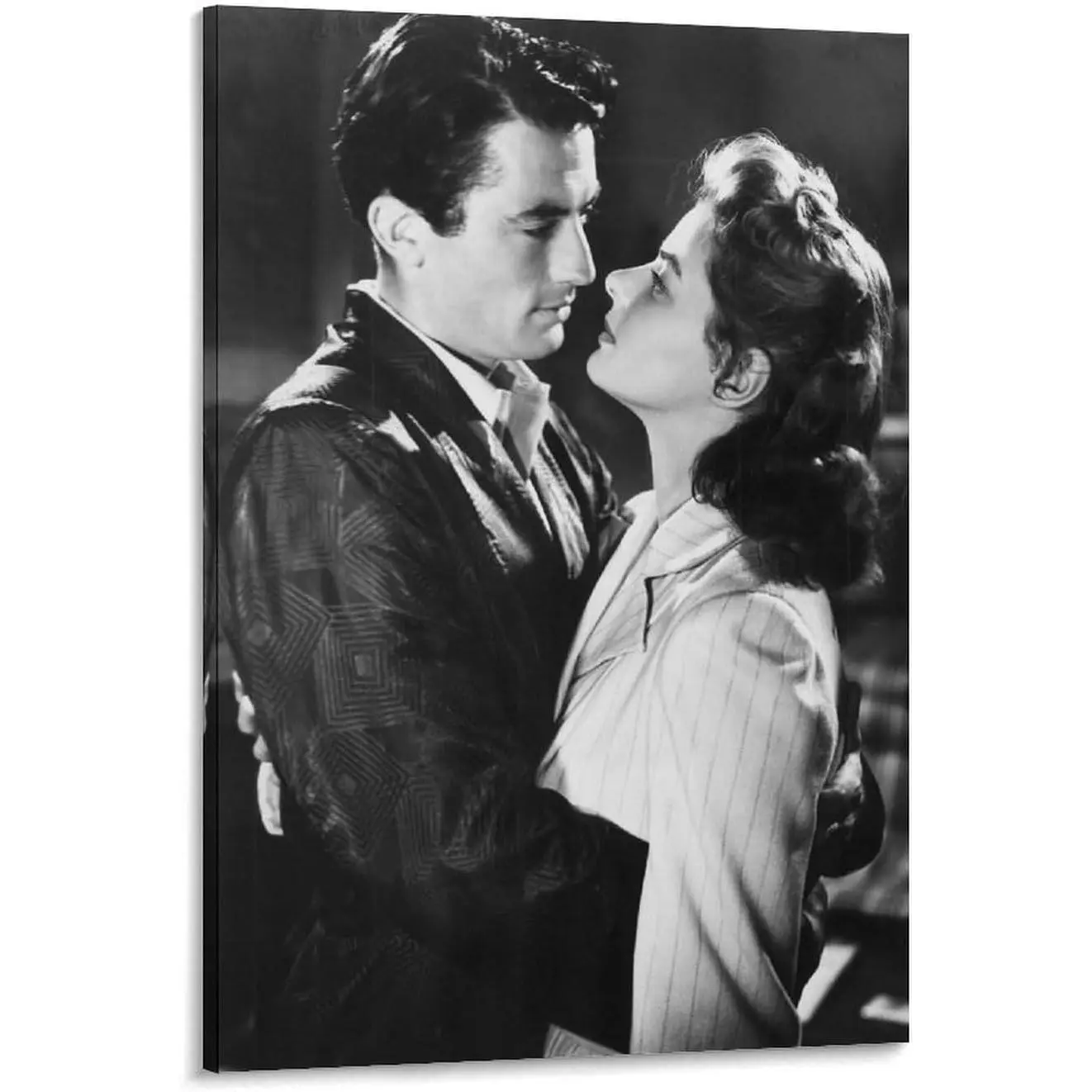 Gregory Peck Actor Wall Poster, Oil Painting Artwork Photo, Home Decor for Living Room Interior Decoration