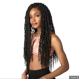 Sensationnel Lulutress Pre-Looped Crochet Braid - PASSION TWIST 24"