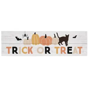 Sincere Surroundings 24" Trick or Treat Vintage Pallet Board