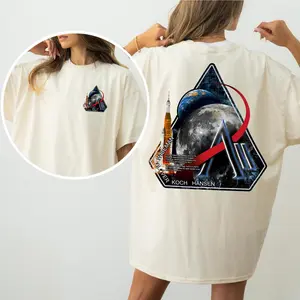 Artemis II 2026 Rocket Launch T-Shirt, Future Moon Mission Tee
