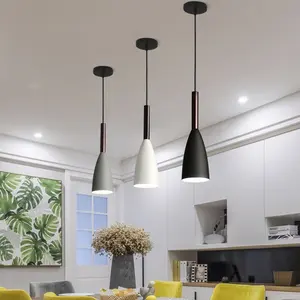 Nordic Creative Art Single Head Restaurant Pendant Light, Modern Minimalist Bedroom Bedside Lamp, Macaron Style Bar Counter Light, Elegant Lighting, Modern Mood Lighting